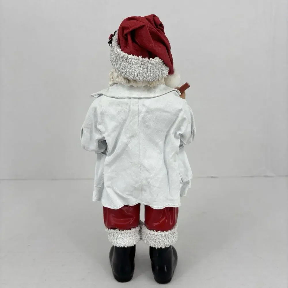 Clothtique Doctor Santa 1997 Possible Dreams 10 Inch Stethoscope Clipboard‎ VTG